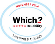 9kg Front-Load Washing Machine, 1600 rpm, Auto Detergent Dosing, Steam & WiFi, White