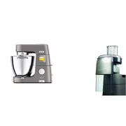 Stand Mixer 7L 5L 1400W 6 Speeds Touch Screen Silver