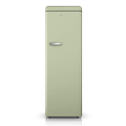 Tall Larder Fridge 337L 5 Shelves Frost Free Green