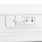 Upright Freezer 160L 6 Compartments Adjustable Thermostat Reversible Door White
