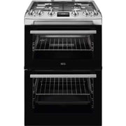 Double Oven Gas Cooker 60cm 81L Stainless Steel