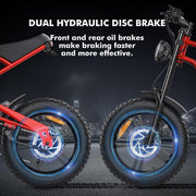 Electric Bike for Adults, 48V 15.6Ah Removable Battery, 7-Speed Electric Mountain Bike with LCD Display
