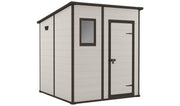 Manor Pent Outdoor Garden Storage Shed 6 × 6 ft Brown
