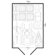 Suncast Tremont Shed 8x13