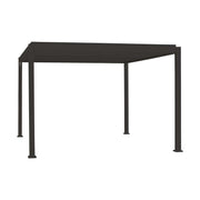 3m x 3m Square Aluminium Louvered Pergola – Grey